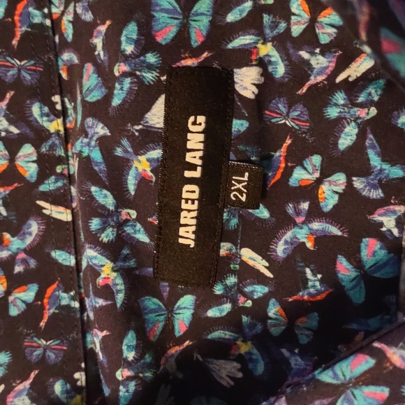 Jared Lang print button down size XXL - Picture 3 of 3